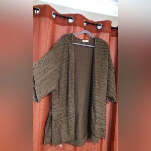 Brown cardigan